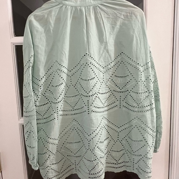 Sundance Voluminous Beauty Eyelet Long Sleeve - size XS - Picture 2 of 7